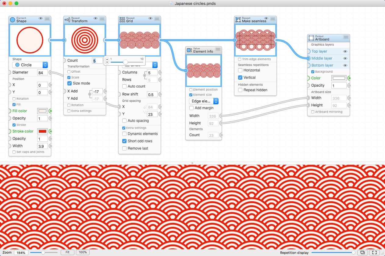Patternodes 3.0.0b8 Mac 破解版 创建基于重复的图形模式动画或插图 - 创建基于重复的图形模式动画或插图